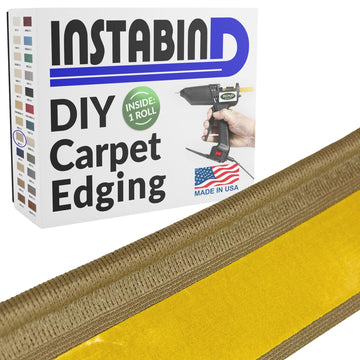 DIY Carpet Binding Tape - Regular Style Edge Trim - Beige, 54 LFT