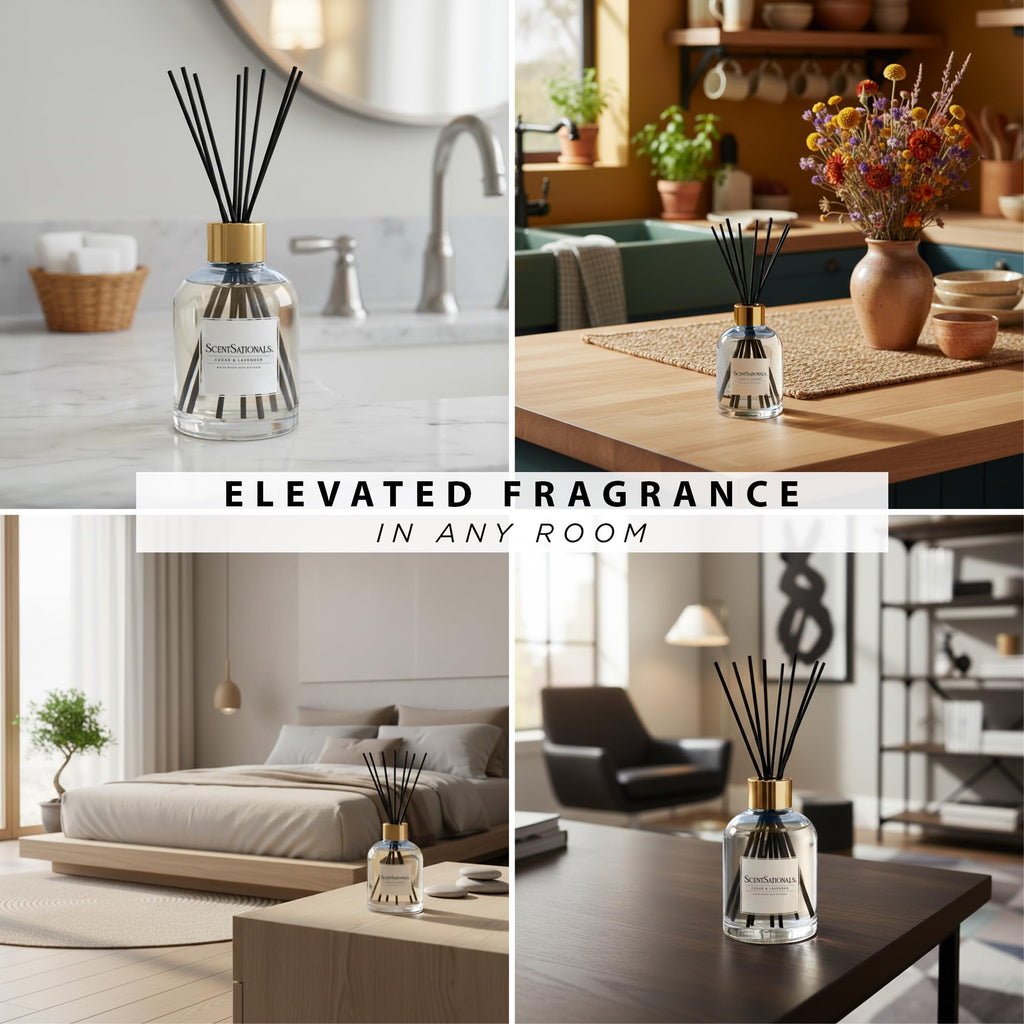 Cedar & Lavender Water-Based Reed Diffuser - 5 FL OZ