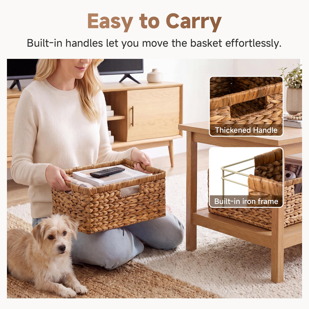 Decorative Baskets, Large Wicker Baskets for Organizing