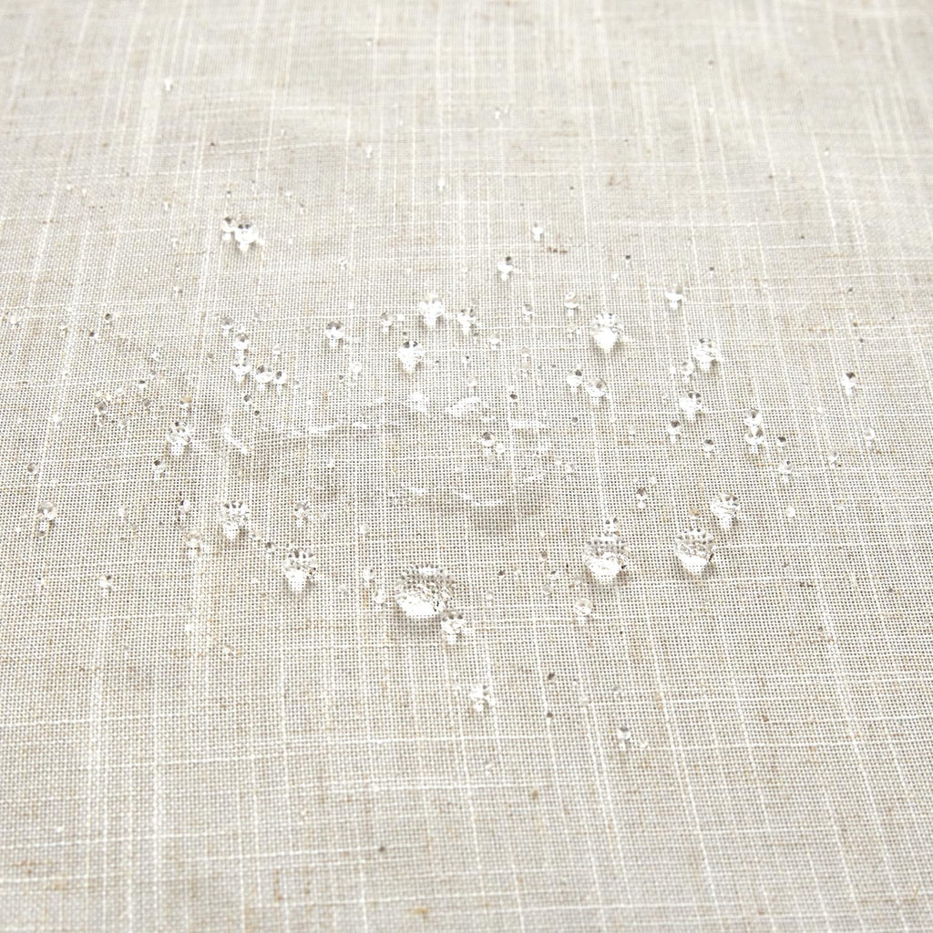 Linen Shower Curtain,Boho Farmhouse Shower Curtains ,Bath Decor Natural Cloth Cotton Look Polyester Waterproof Fabric