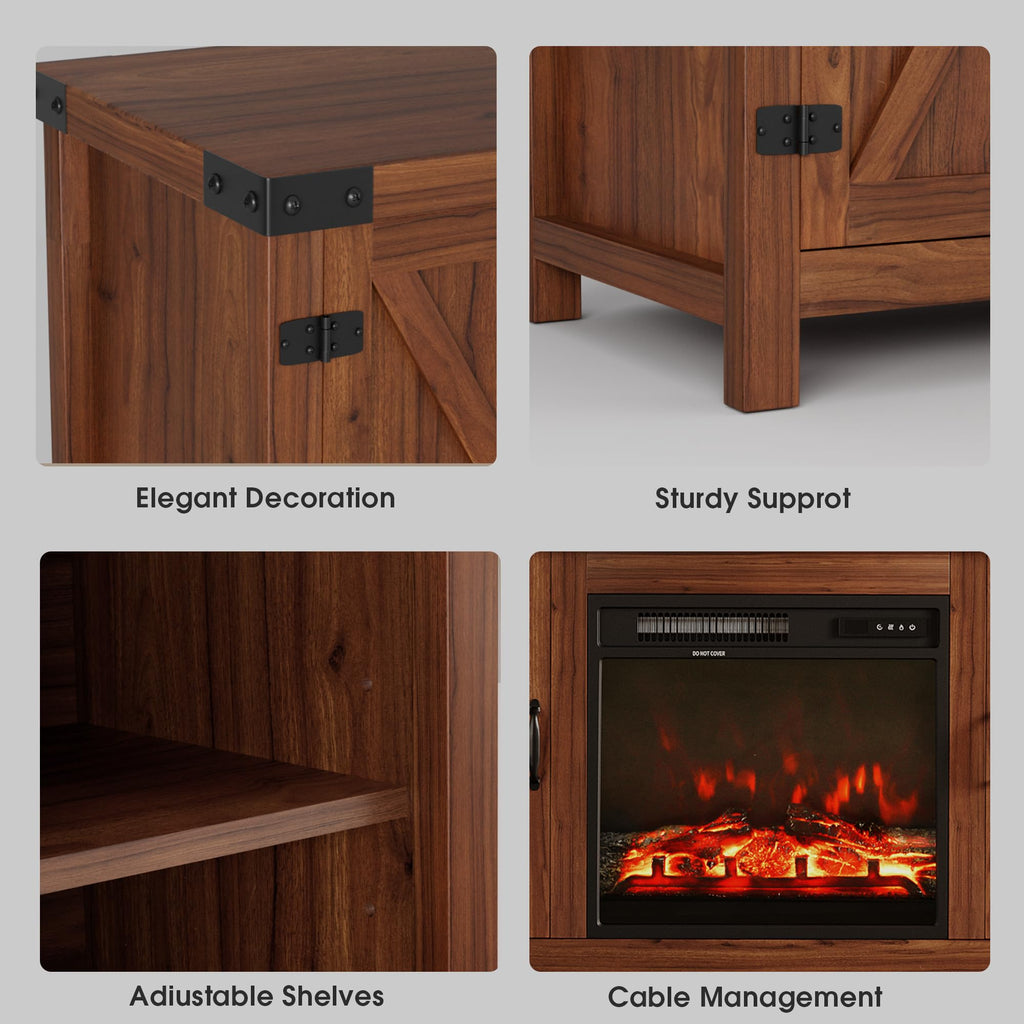 For TVs up to 65 Inch, Walnut