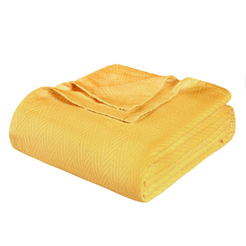 Metro All-Season Cotton Blanket, Woven Blanket for Couch, Bed, Bedding, Farmhouse, Home Essentials, Cute and Cozy