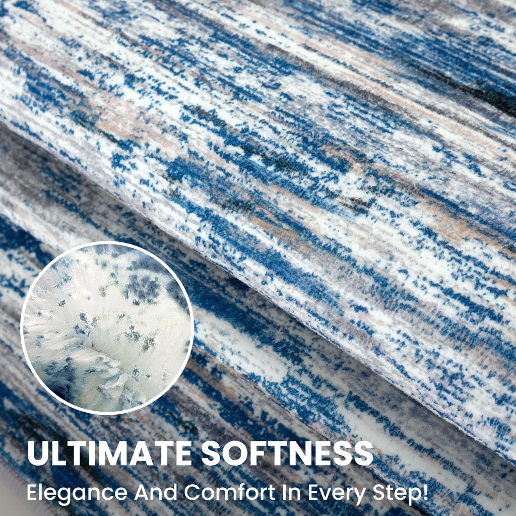 3x10 Washable Runner Rug, Non Slip Soft Area Rug Kitchen
