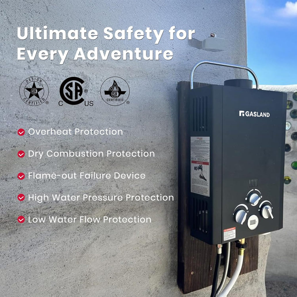 BE158B CSA Certified Portable Tankless Water Heater