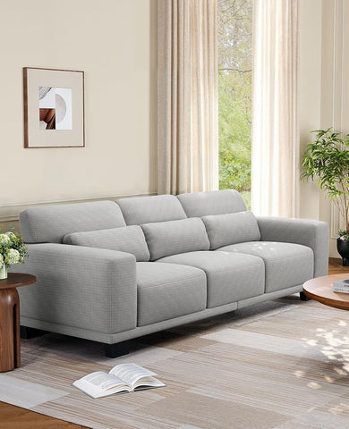 89" Sofa, 3 Seater Couch Sofa for Living Room, Modern Sofa with Deep Seats & Wide Armrests