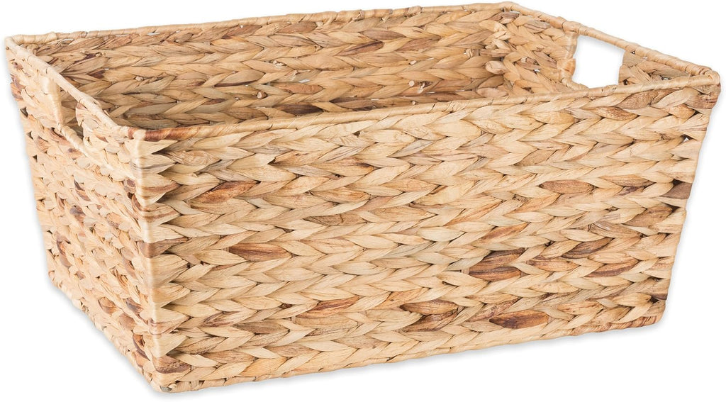 Hyacinth Collection Storage Baskets, Large Set, Assorted Sizes, Natural, 5 Piece
