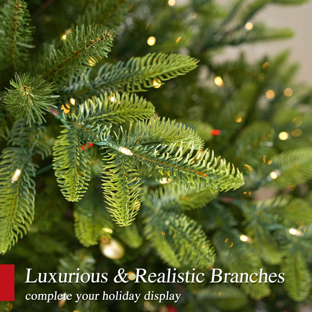7.5 ft Pre-lit Artificial Christmas Tree with Remote Control