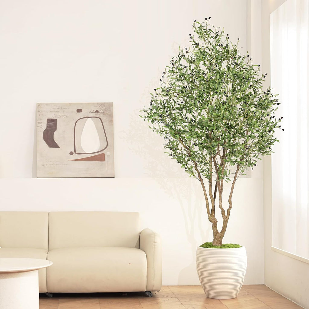 Faux Olive Tree 8ft Living Room Office Decor