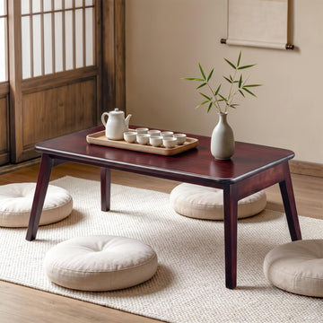 Folding Coffee Table, Japanese Bamboo Low Table