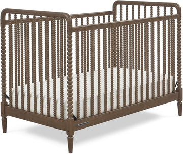 Saint 4-in-1 Convertible Crib - Greenguard Gold Certified, Teak Brown