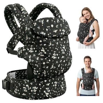 Baby Carrier, Toddler Carrier with Adjustable Seat Size, Comfortable & Ergonomic Baby Carrier Newborn (7-25 LBS)