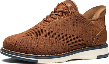 Boys Breathable Mesh Dress Shoes, Kids Slip-On Casual Oxford Sneakers