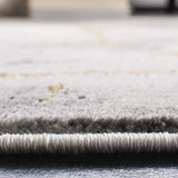 Craft Collection Area Rug - 8' x 10', Grey & Gold, Modern Abstract Design, Non-Shedding & Easy Care