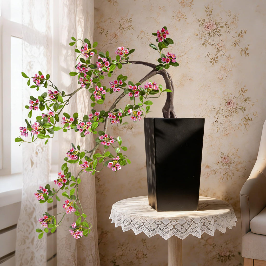 Large Artificial Bonsai Tree Artificial Flowering Tree Indoor Faux Decorative Plant Home Office Décor Lifelike
