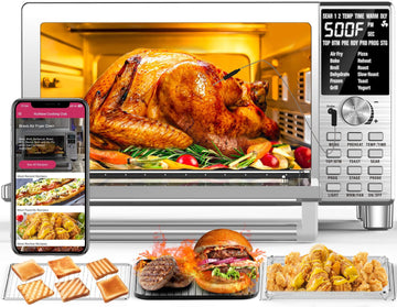 Bravo XL Air Fryer Toaster Smart Oven, Countertop Grill/Griddle
