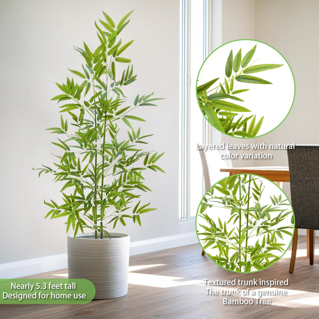 Artificial Dragon Scale Bamboo Tree 5 ft with Pot
