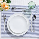 Hammered Silverware Set, 30-Piece Flatware Set
