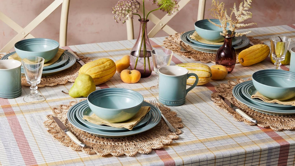 Stoneware Dinnerware Set, 16 pc., Oyster