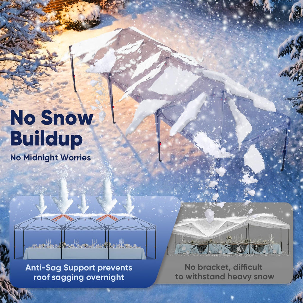 10'x30' Pop up Canopy with Sidewalls
