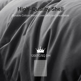 Grey Goose Feather Down Comforter Twin, Premium All Season Duvet Insert