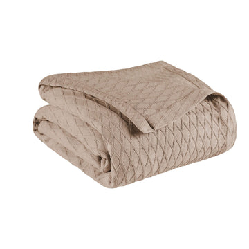 Diamond Weave Blanket, 100% Cotton Cover, Couch, Bed, Soft, Warm Blankets, Boho Aesthetic, Comfy, Cozy, and Cute