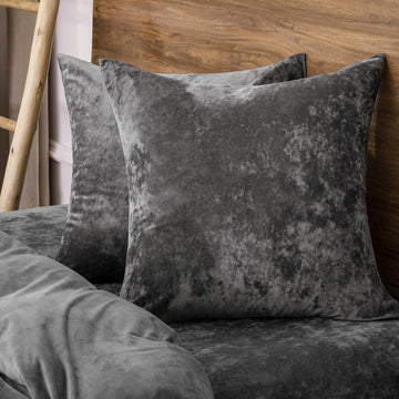 Truly Velvet Euro Sham, 26"x 26",No Insert, 2 Pack Color Gradient Euro Throw Pillow Covers, Ultra Soft Cozy Pillow