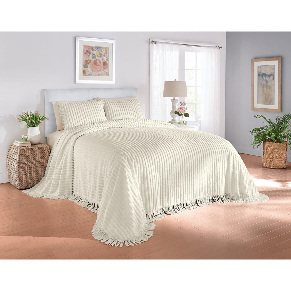 Chenille 100% Cotton Bedspread