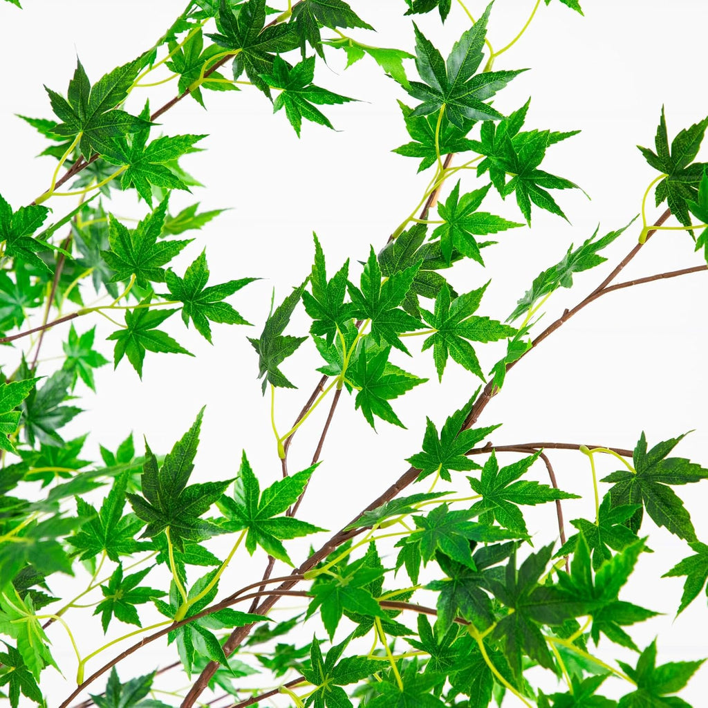 7ft Artificial Maple Tree - Indoor Fake Tree Decor - Lifelike Faux Tree Planter