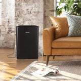 50 Pint Portable Dehumidifier with Built-In Pump in Black