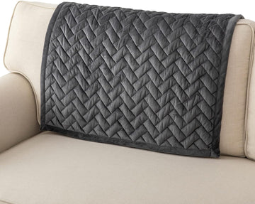 Velvet Sectional Couch Covers for Dogs, Dark Gray, 1PC, 36''x36''