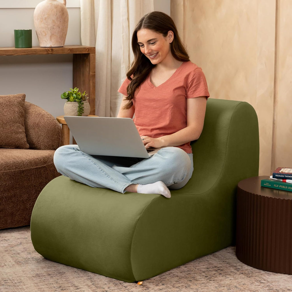 Midtown Modern Accent Chair, Moss
