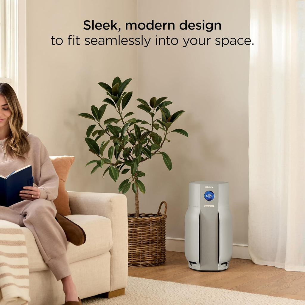 BreatheClear MAX with NeverChange, Intelligent Air Purifier for Home, Large Rooms, HEPA-Exceeding fo
