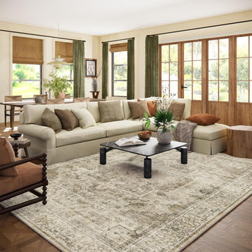 9x12 Area Rugs: Washable Bedroom Rug Non Slip Boho Carpet
