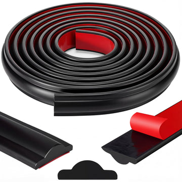 118 Inch x 1.06 in Peel and Stick Black Chair Rail Panel Flexible Self Adhesive 3D Crown Moulding Trim for DIY Home