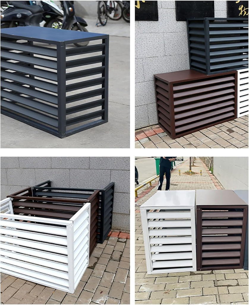 Air Conditioner Fence For Outside Units, Aluminum Air Conditioner Covers,fence To Hide Air Conditioner, Mini Split
