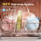 MDC17P2DWW Countertop Dishwasher Portable with 6L(1.59G) Built-in Water Tank, 5+2 Programs, Auto Door Open