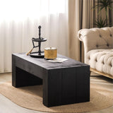 Wood Coffee Table Farmhouse Wooden Coffee Tables, Rectangle Tea Table, Rustic Coffee Table