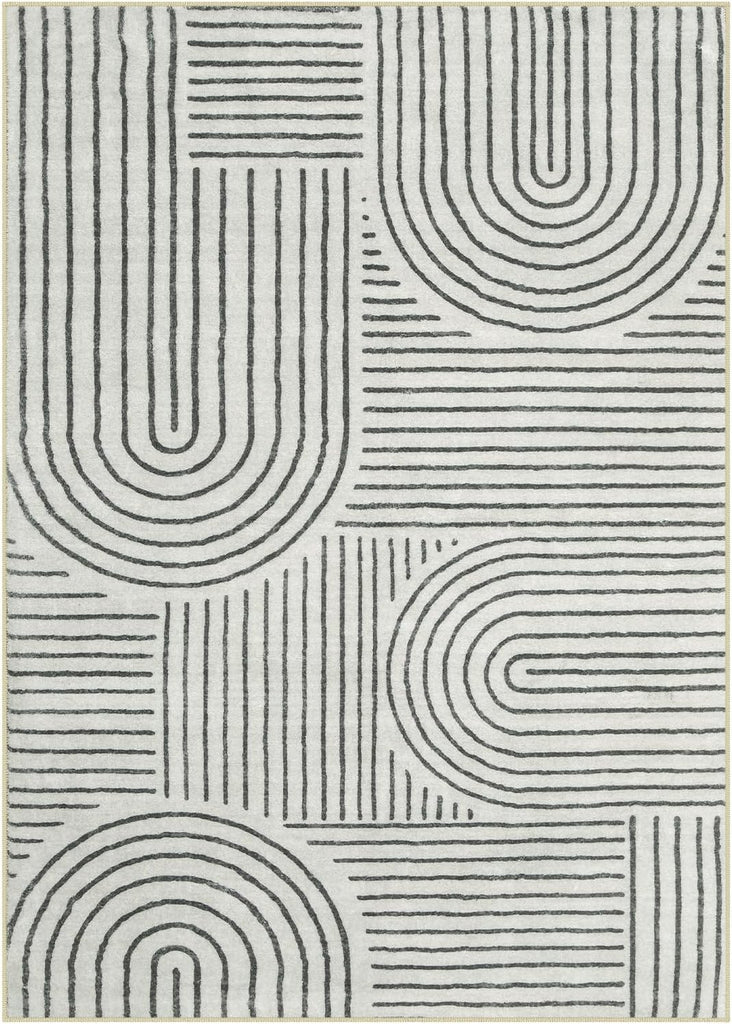 Abstract Washable Area Rug, Rug