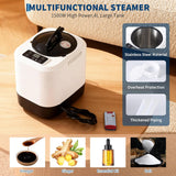 GarveeHome Sauna Box,Portable Sauna for Home with 4L 1500W Steamer,Portable Steam Sauna Tent with 600D