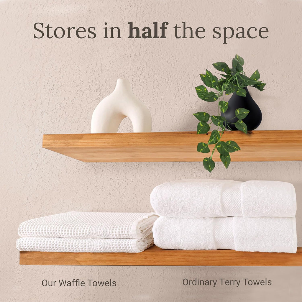 Waffle Bath Sheet Large Bath Towels Quick Dry Thin Body Towels, 40x80 Oversized Bath Towels for Adults, Classic Style