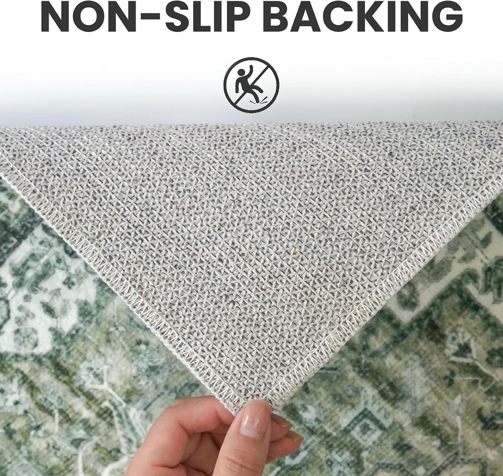 2x10 Washable Runner Rug Non Slip Soft Area Rug Kitchen