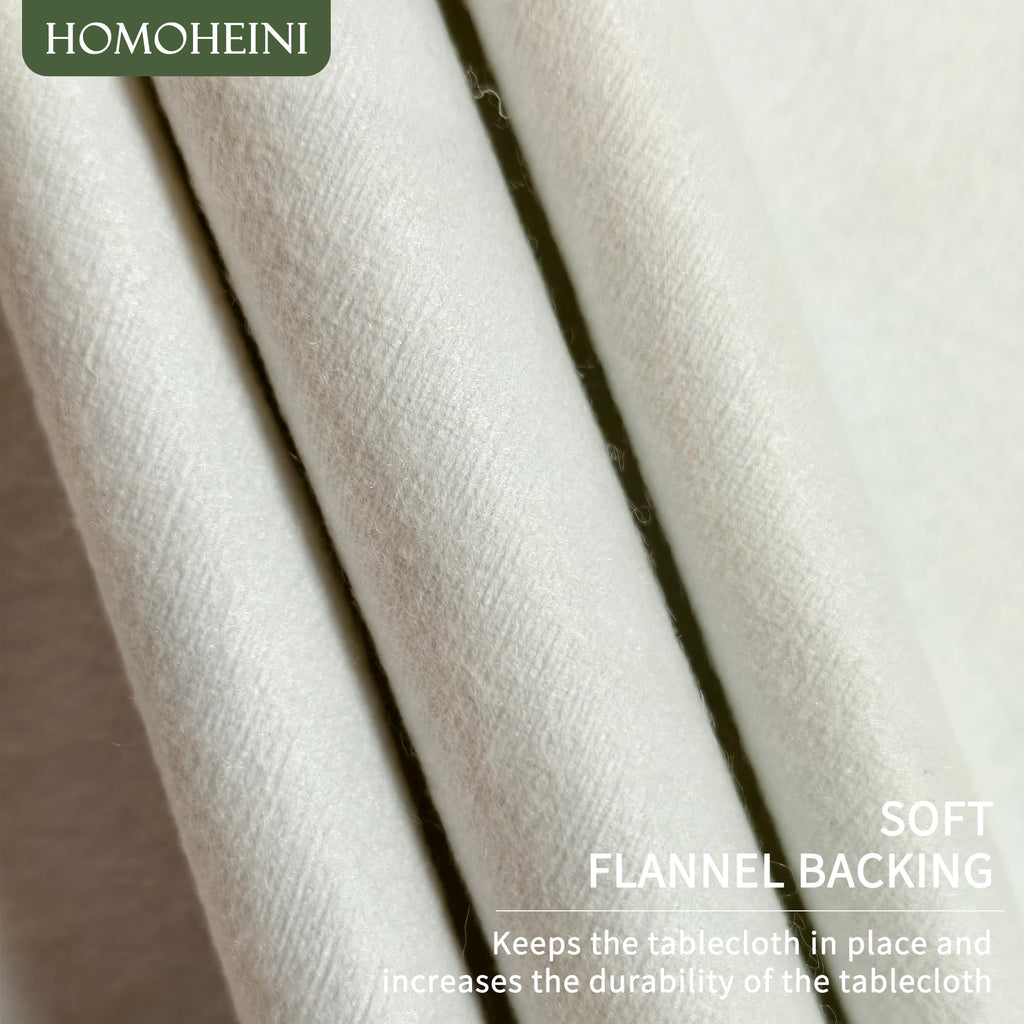 Rectangle Table Cloth, 100% Waterproof Tablecloth Oil Proof Spill Proof Vinyl Table Cloth, Wipe Clean Plastic Table
