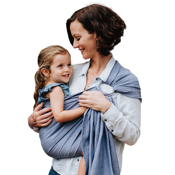 Luxury Ring Sling Baby Carrier, Soft Linen Blend Baby Sling, Baby Wrap, Wear Your Little One Close to Your Heart