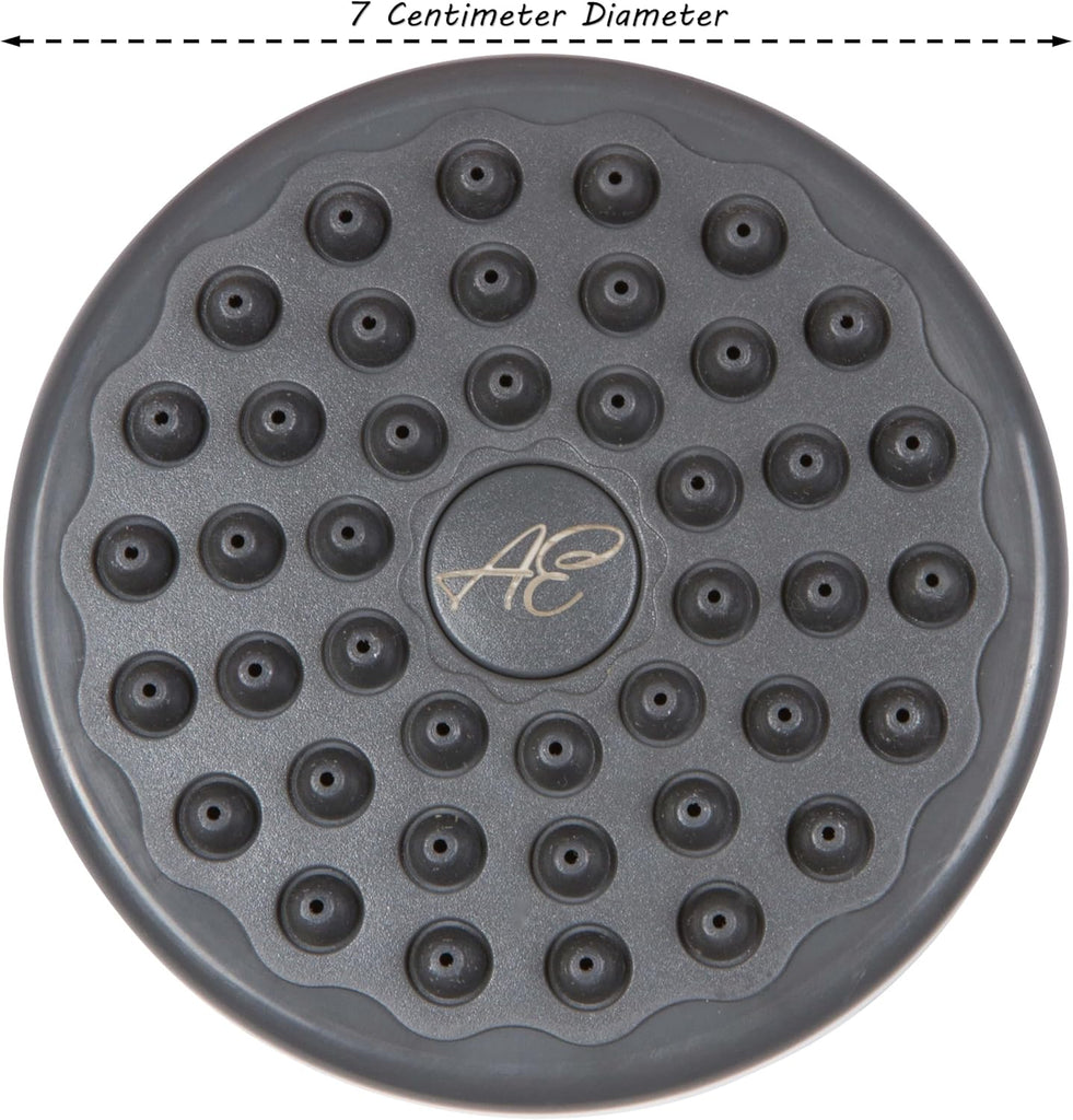 3 Inch High Pressure Shower Head - Best Pressure Boosting, Wall Mount, Bathroom Showerhead For Low Flow Showers