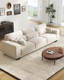 3 Seater Sofa Couch with Deep Seats and Wide Armrests, 89" Couches for Living Room