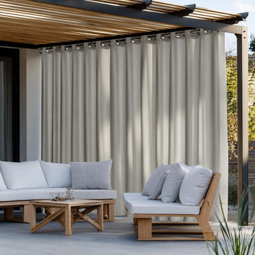 300 GSM Waterproof Outdoor Curtain-Waterproof Blackout Outside Curtains Premium Weatherproof Privacy Curtains