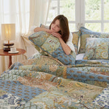 Secgo King Comforter Set- 100% Cotton Quilt King Set, Green, Sage bedspreads (96 * 108 Inch) with 2 Pillow Shams