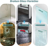 Frameless Shower Door, 55-60" W x 76" H Double Sliding Glass Shower Door