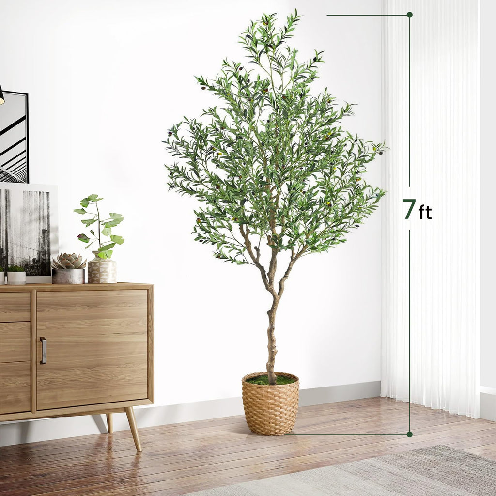 7ft Olive Trees Artificial Indoor, Housewarming Gifts