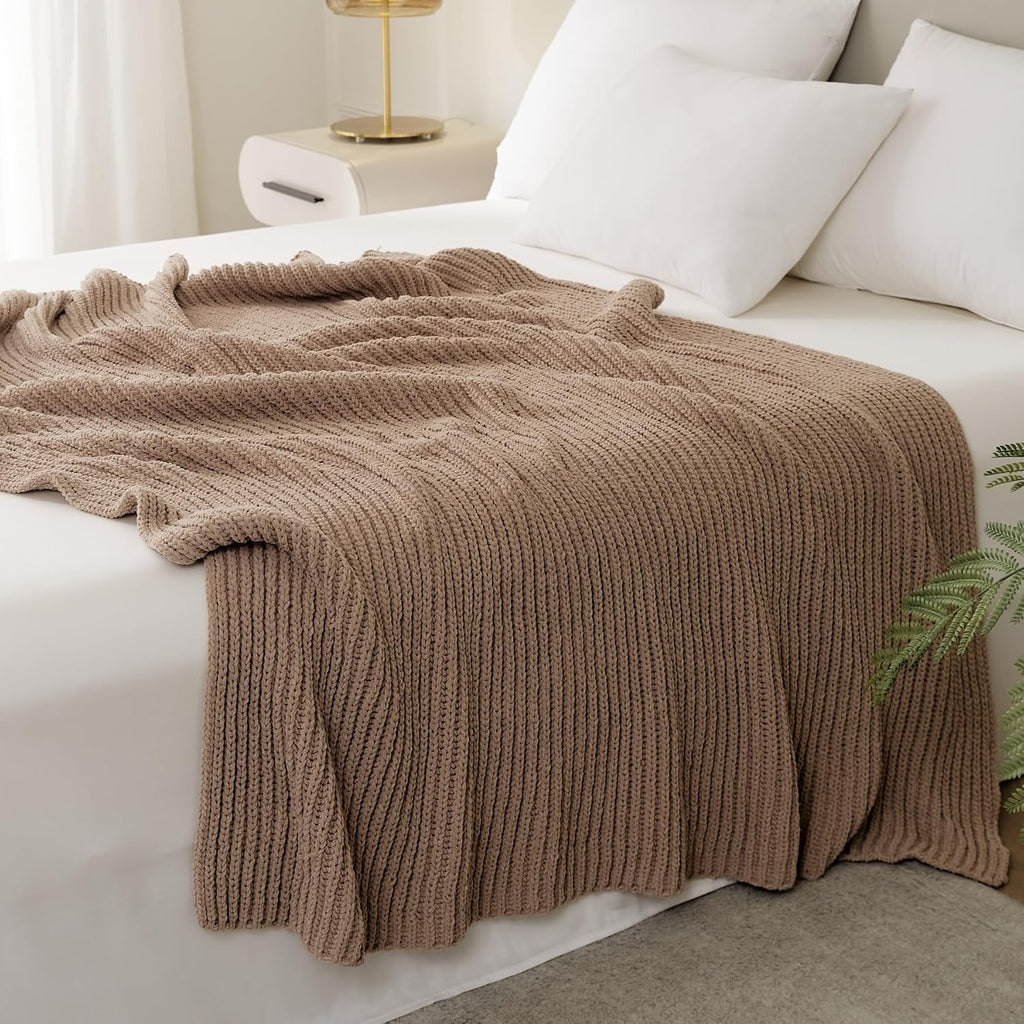 Throw Blanket, Chenille Blanket, 50"*60")